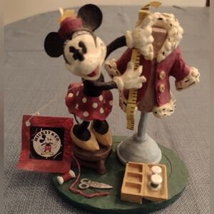 Figurine of Minnie Mouse as a Seamstress